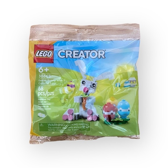 LEGO Creator Easter Bunny Rabbit Colorful Eggs Building Toy 30668 Basket Gift